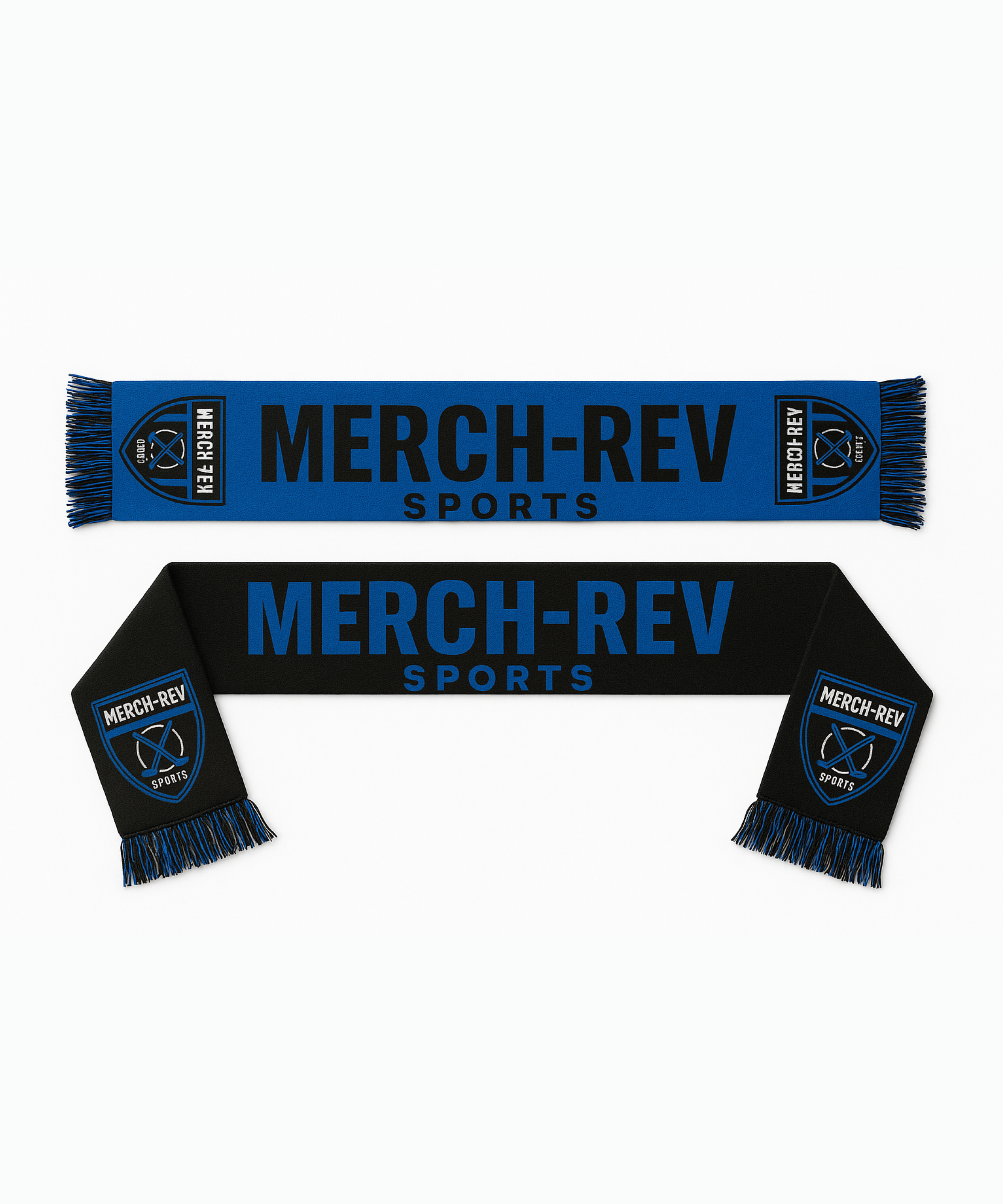 Two-faced scarves